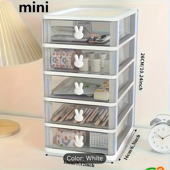 Multi-Layer Plastic Storage Organizer Box - Picture 2 of 3